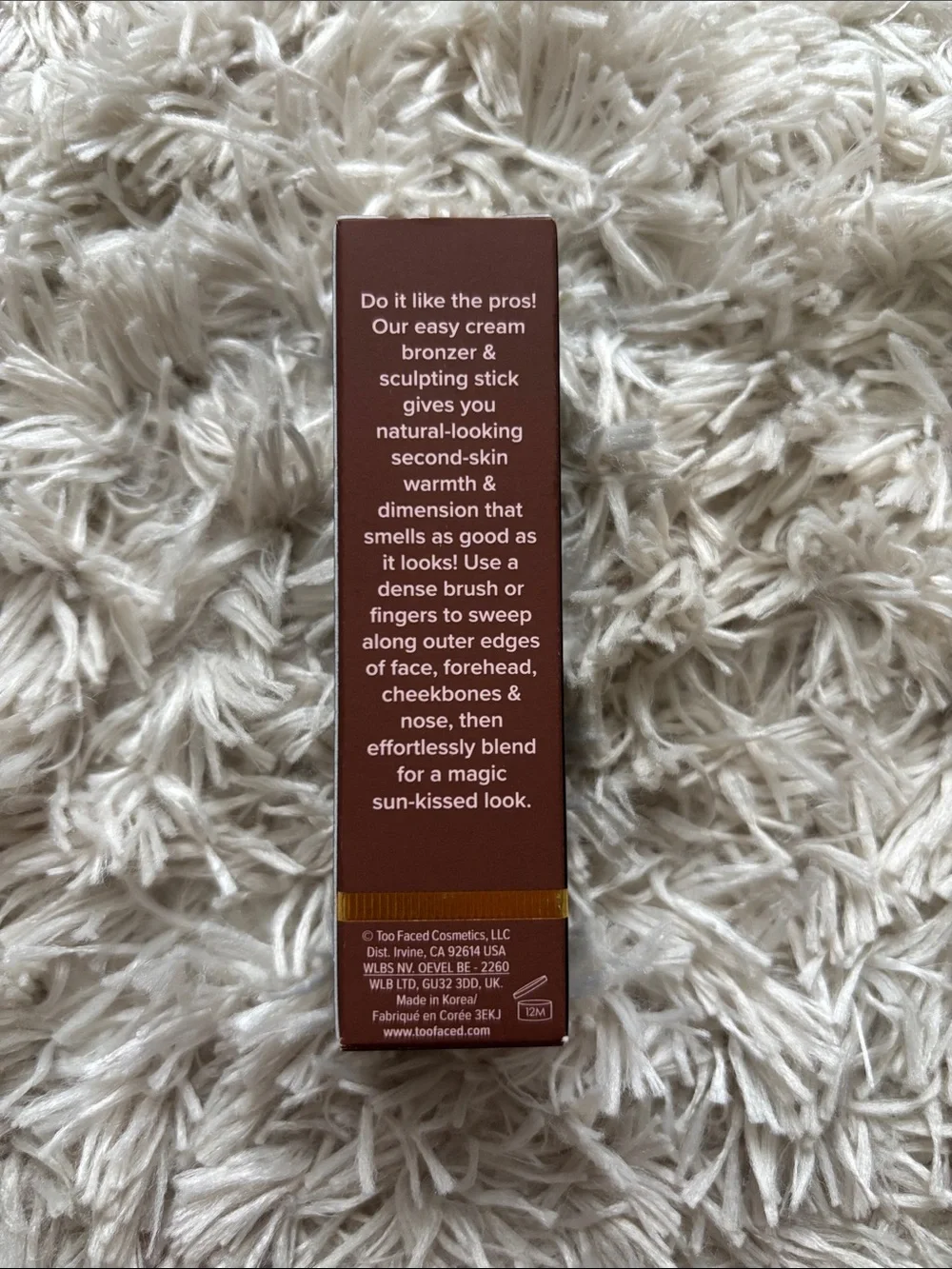 Too Faced Chocolate Soleil Melting Bronzing & Sculpting Stick Chocolate Soufflé